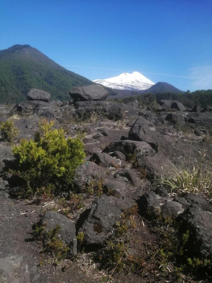Cabana May Pao, Para 3 En Melipeuco Cerca Del Parque Nacional Conguillio Exteriör bild